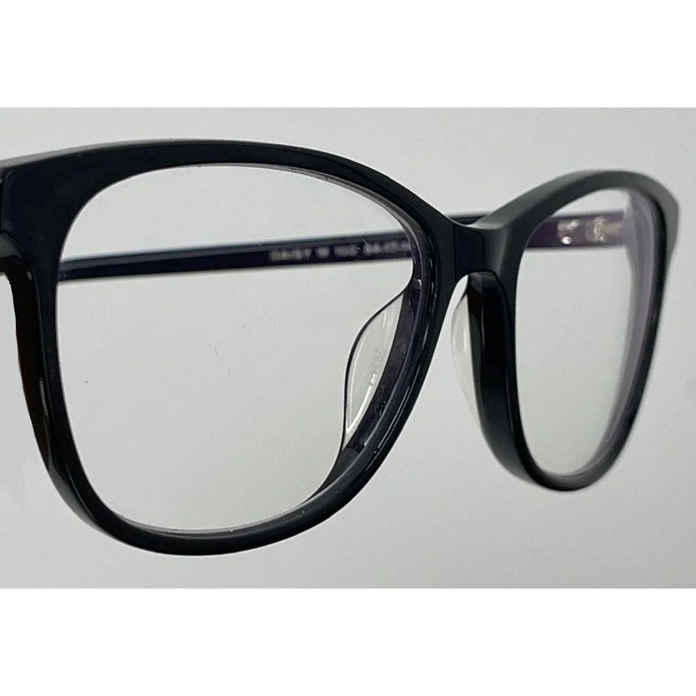 Warby Parker Daisy W100 Black‎ Full Rim Eyeglasses Frames 54-17 142 Case Cloth